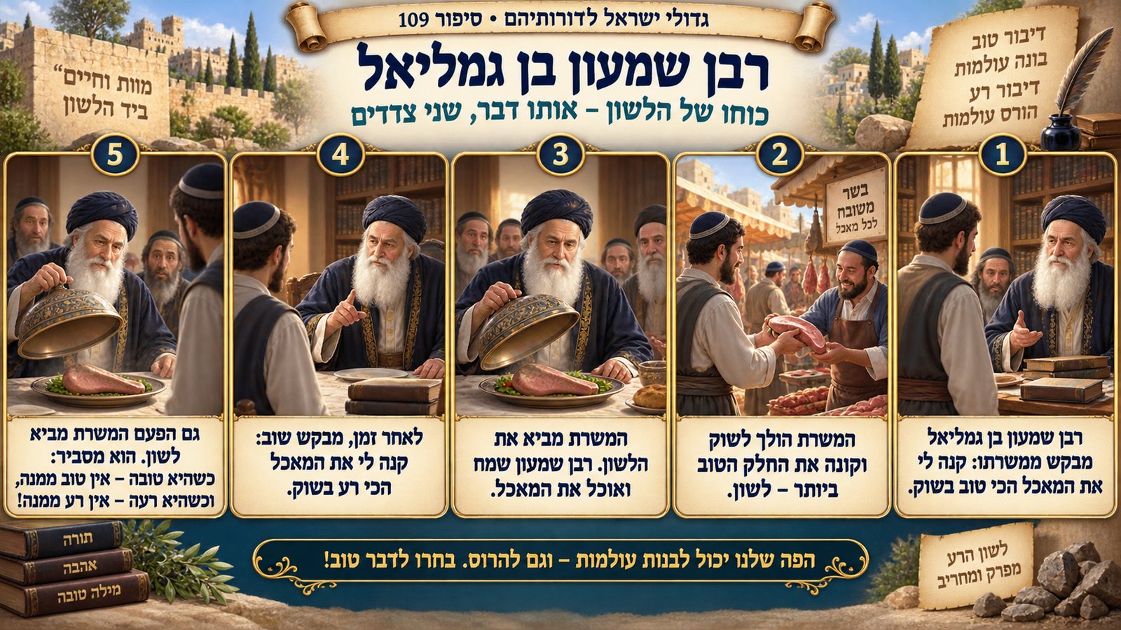 תמונת סיכום — רבן שמעון בן גמליאל: רבן שמעון בן גמליאל